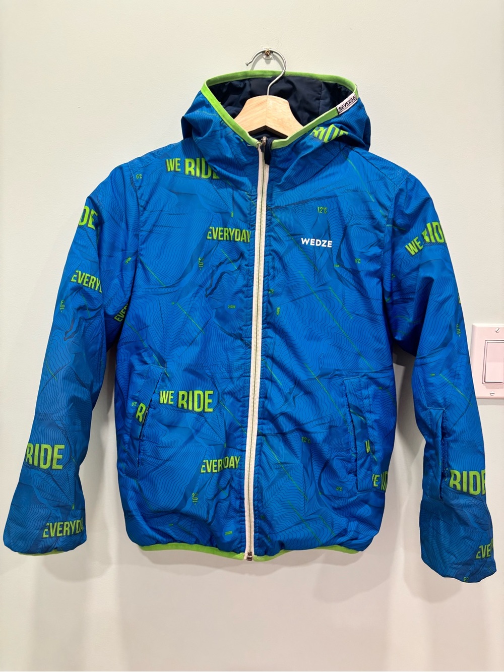 Wedze by Decathlon Kids Reversible Ski & Snowboard Jacket Size 10
